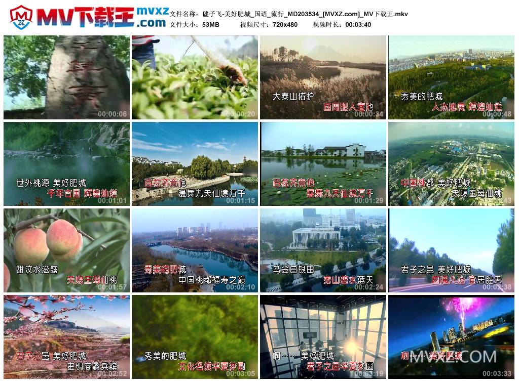 毽子飞-美好肥城_国语_流行_MD203534